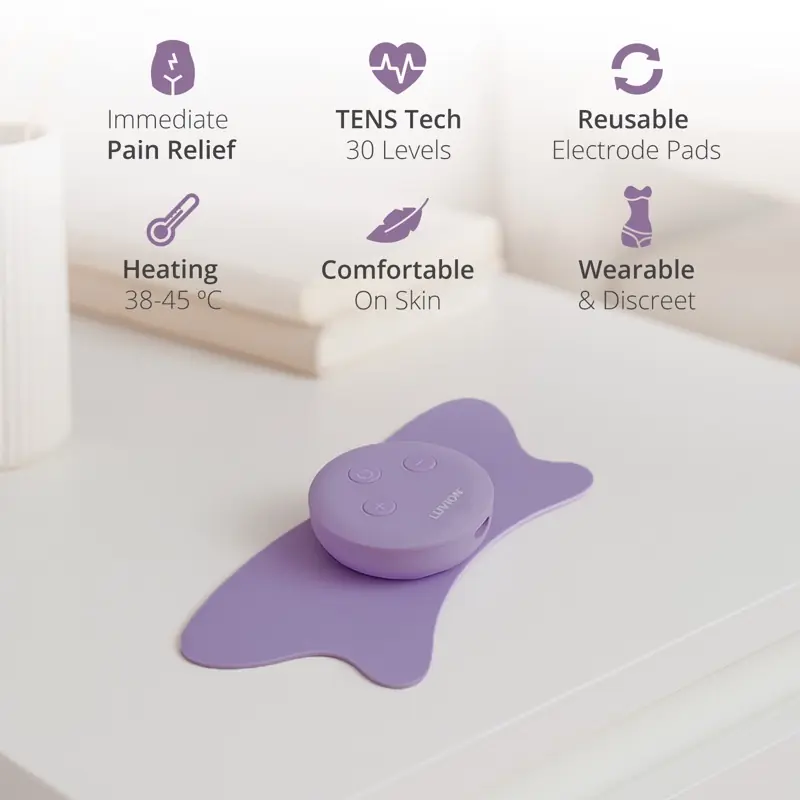 Luvion® TENS apparat vist fra siden